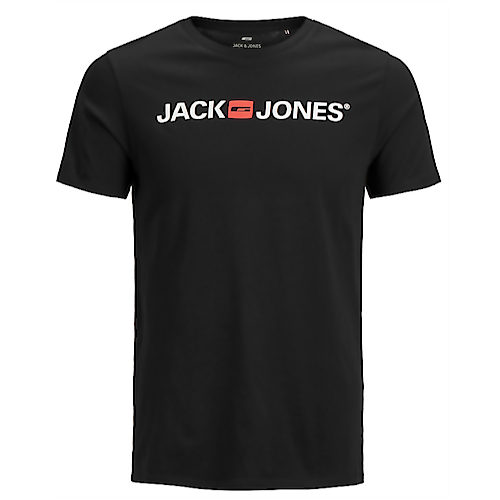 Jack & Jones Logo T-Shirt Schwarz